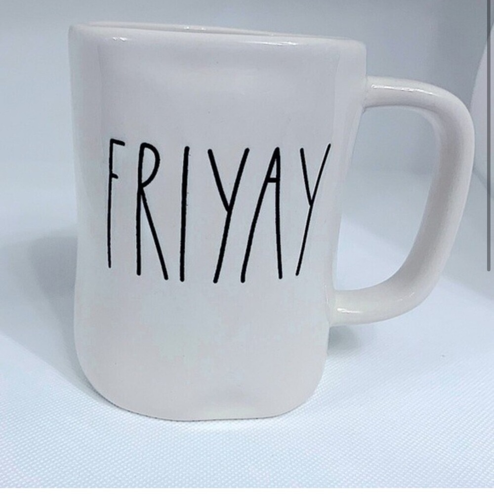 RAE DUNN NWT COFFEE CUP FRIDAY